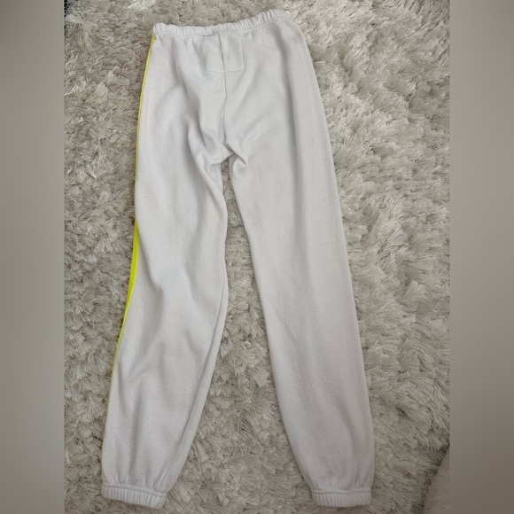 Aviator Nation Vintage White Pants with Neon Stripes - Picture 6 of 7